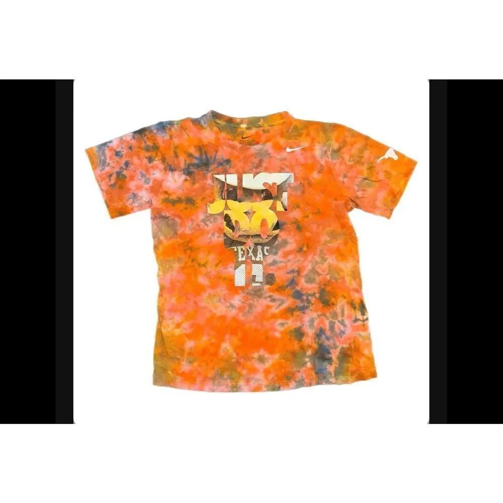 Texas Longhorns Nike Just Do It Bevo Tie-Dye Tee